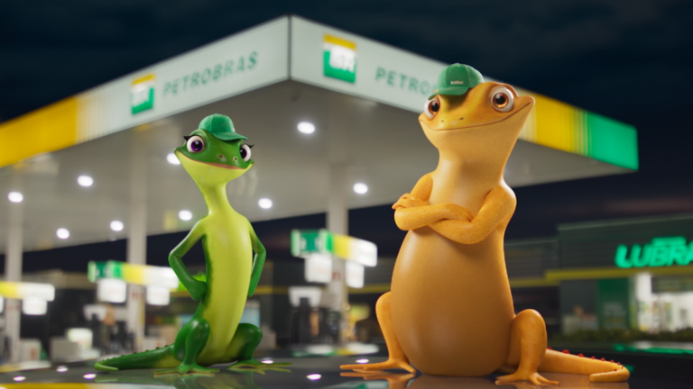 Postos Petrobras anunciam mascotes como estrelas da campanha publicitária