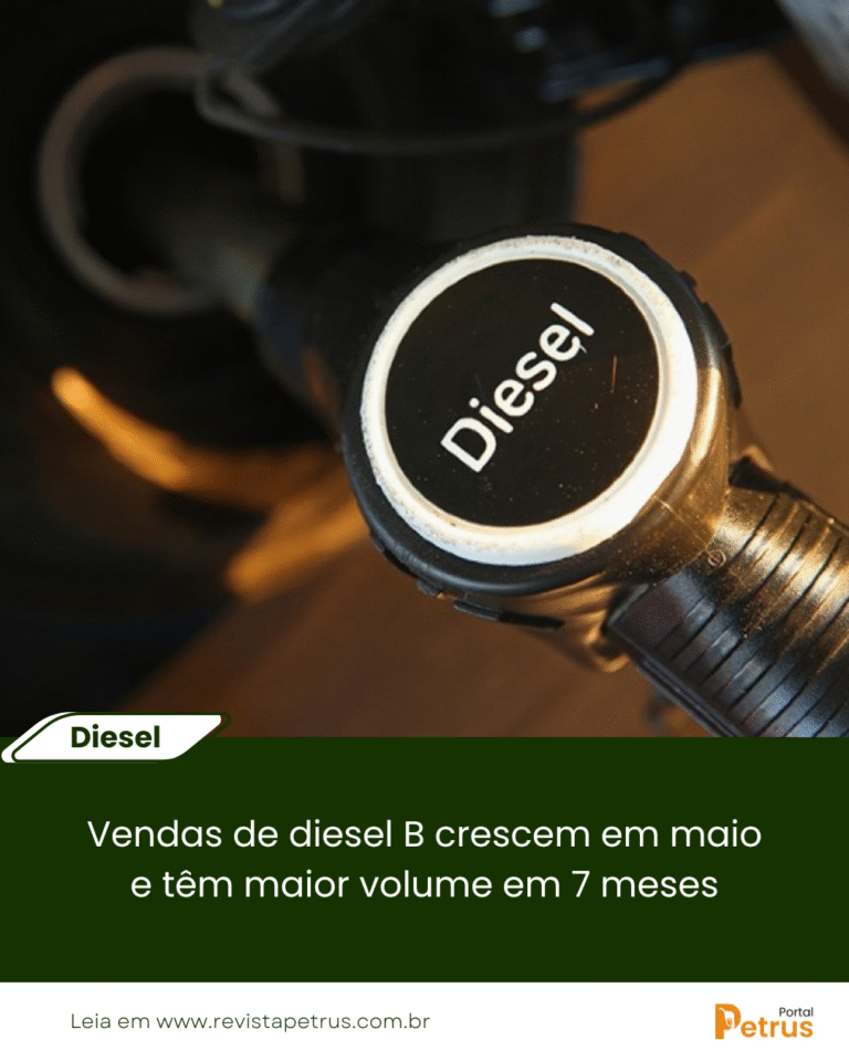 Vendas de diesel B crescem em maio e têm maior volume em 7 meses